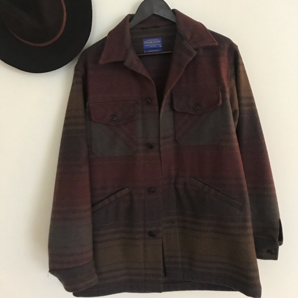 Pendleton blanket wool coat! 🧥